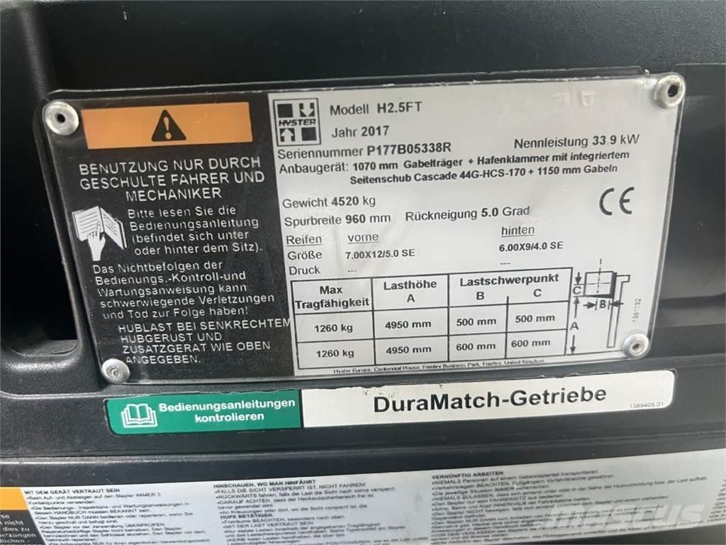 Hyster H2.5FT Diesel Forklifts