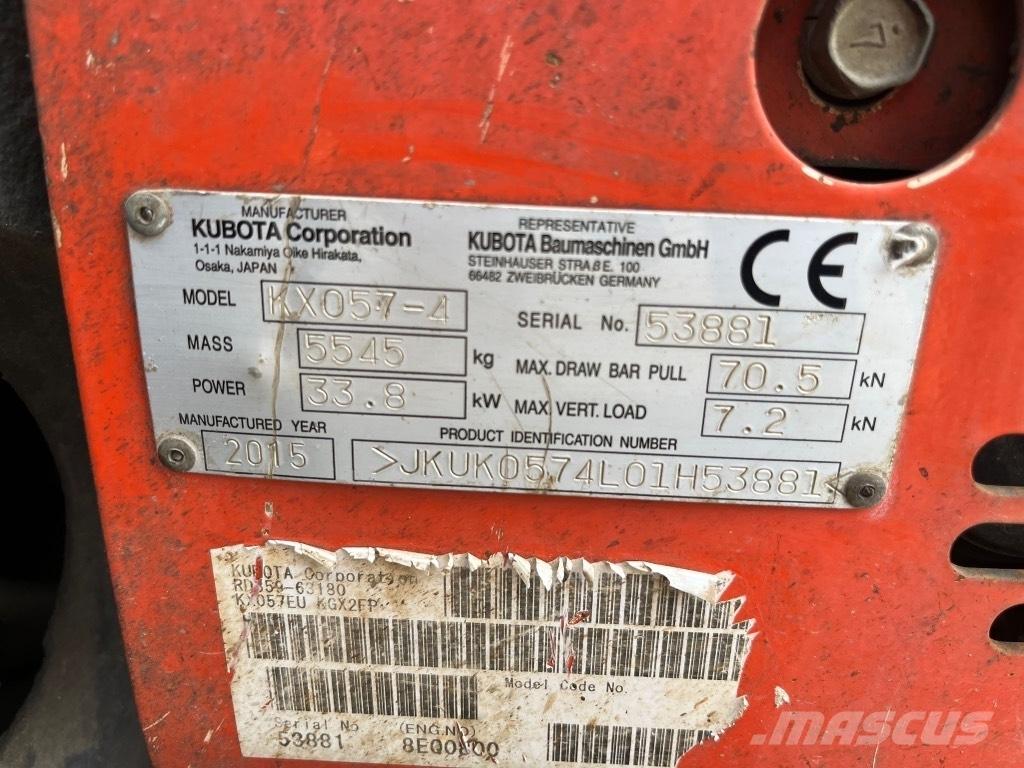 Kubota KX 057-4 Mini Excavators <7t (Mini Diggers)