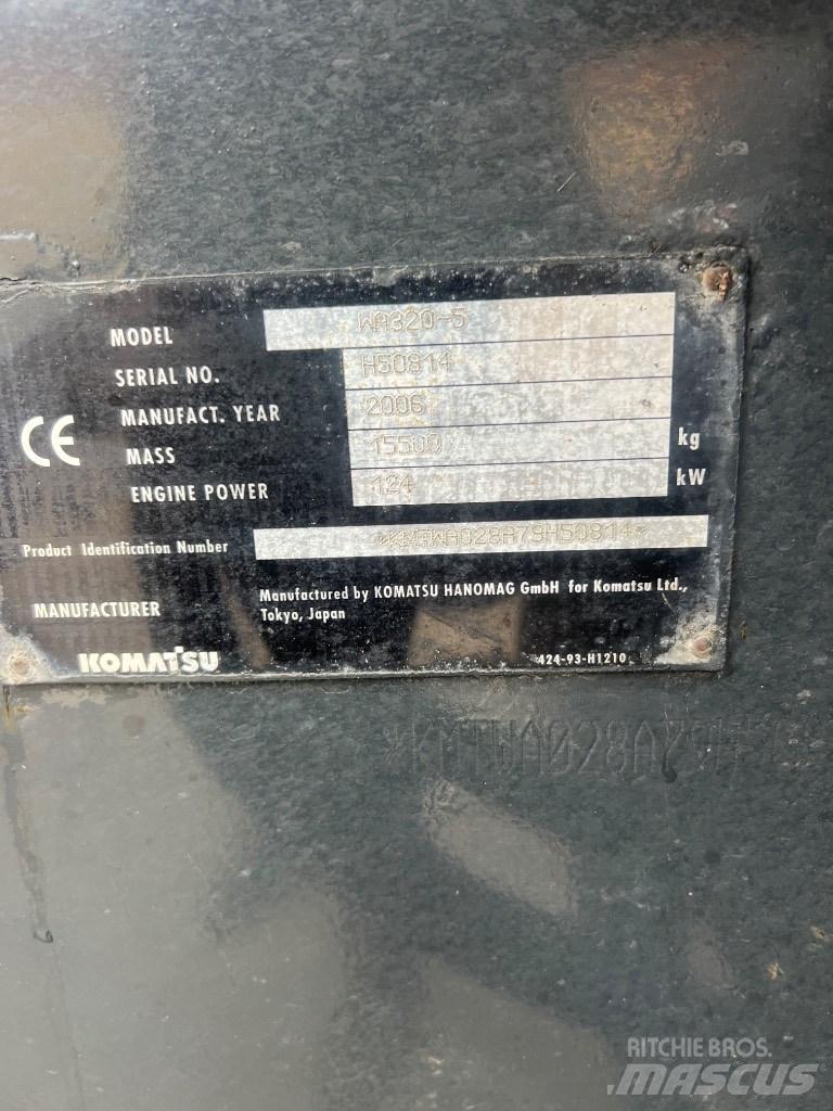 Komatsu WA 320-5 Wheel Loaders