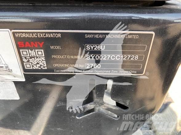Sany SY26U Mini Excavators <7t (Mini Diggers)