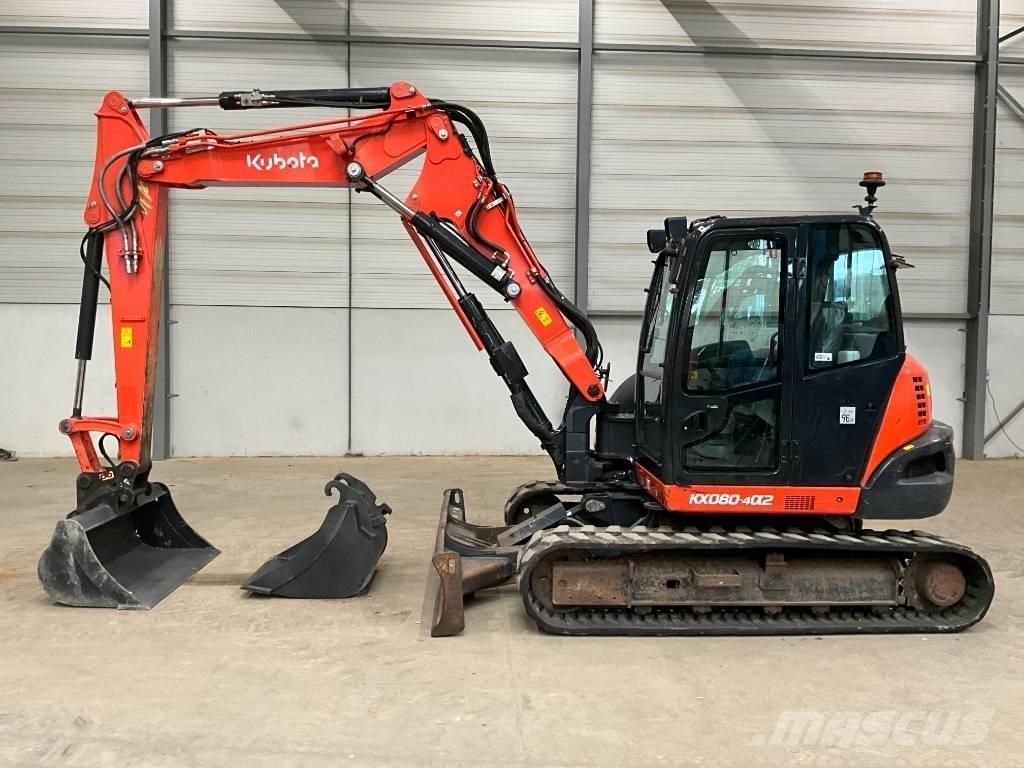 Kubota KX 080-4 A 2 Mini excavators  7t - 12t