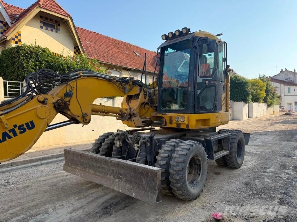 Komatsu PW 118 Wheeled Excavators