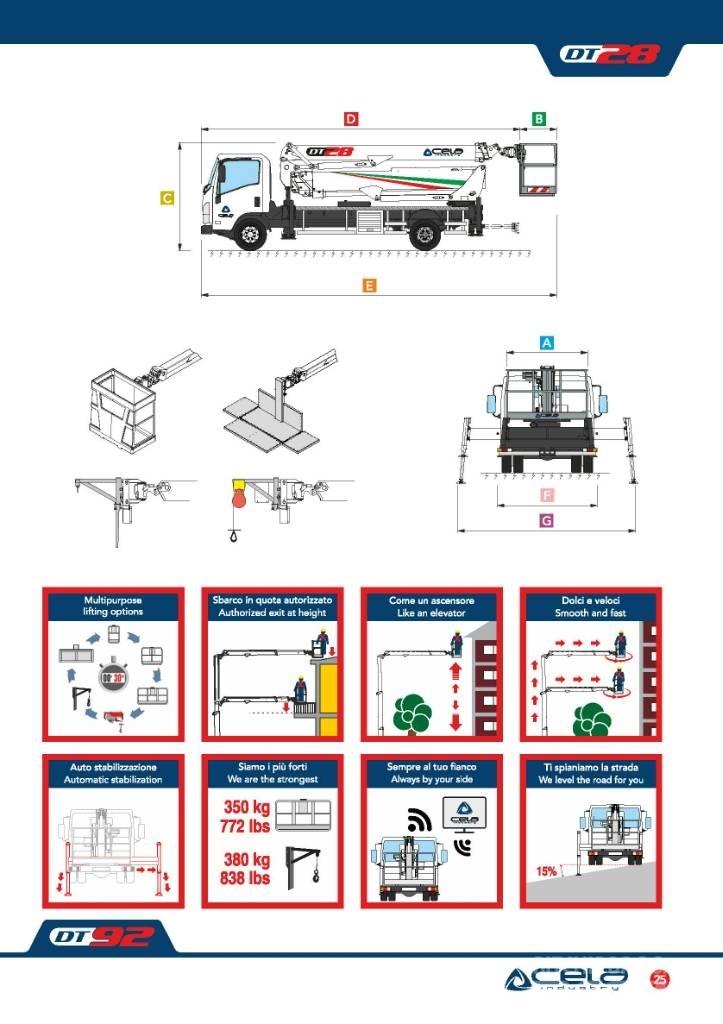 Cela DT 28 Truck Mounted Aerial Platforms