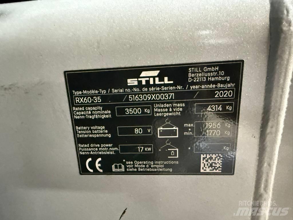 Still RX 60-35 Electric Forklifts