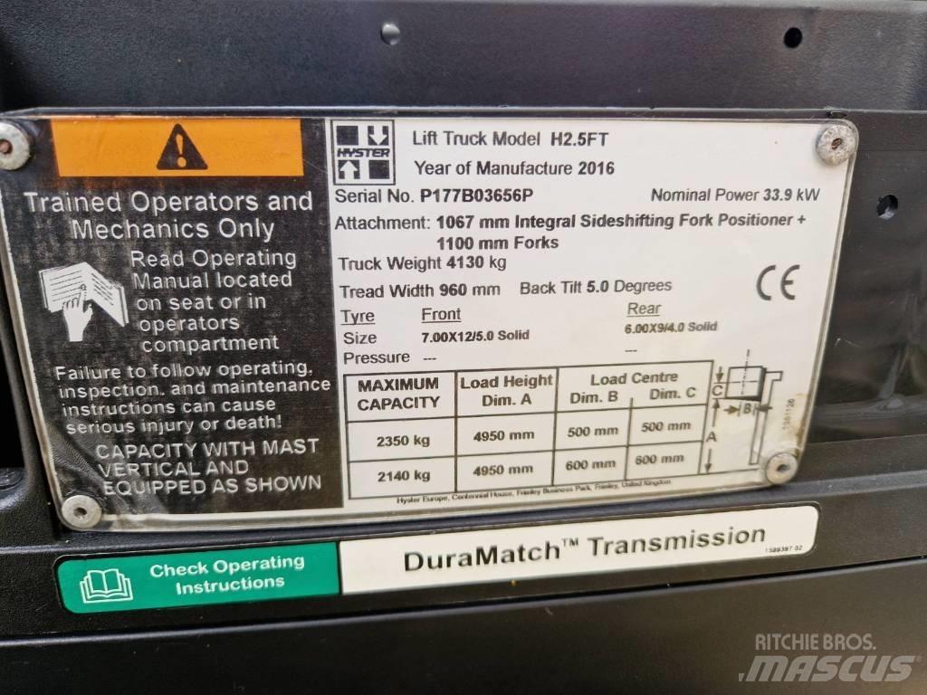 Hyster H2,5FT Diesel Forklifts