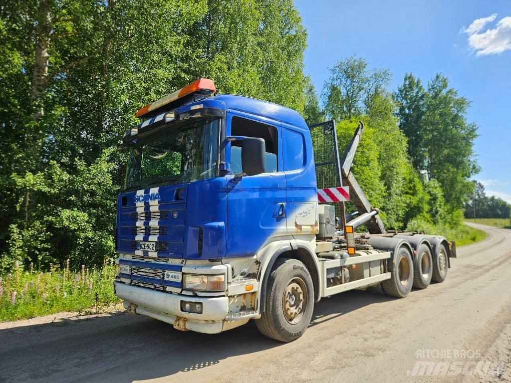 Scania 164 G 480 Hook lift trucks