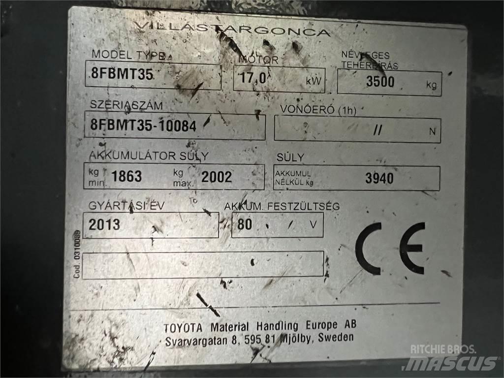 Toyota 8FBMT35 Electric Forklifts