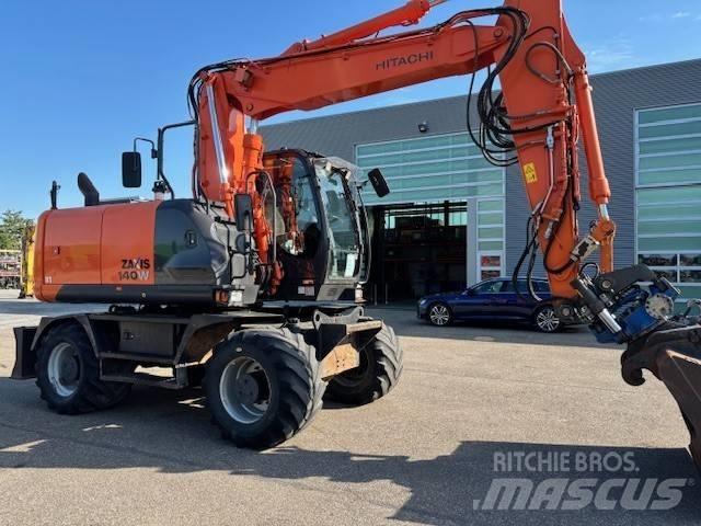 Hitachi ZX 140 W-5 Wheeled Excavators