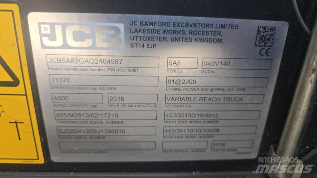 JCB 540-140 Telescopic Handlers