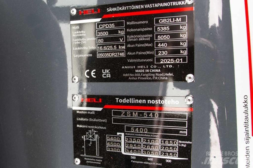 Heli CPD 35 Electric Forklifts