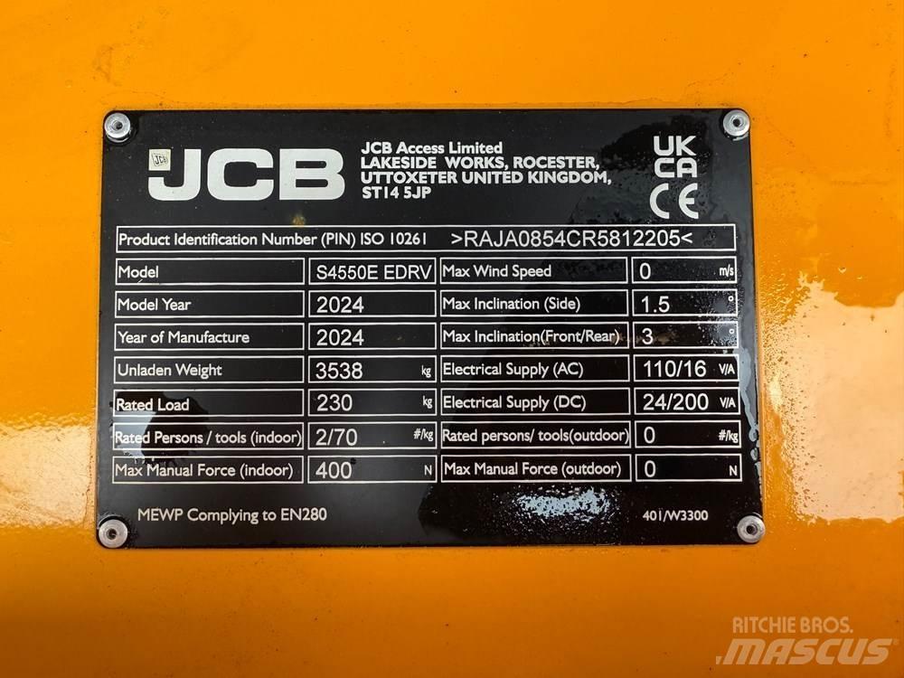 JCB S4550E Scissor Lifts