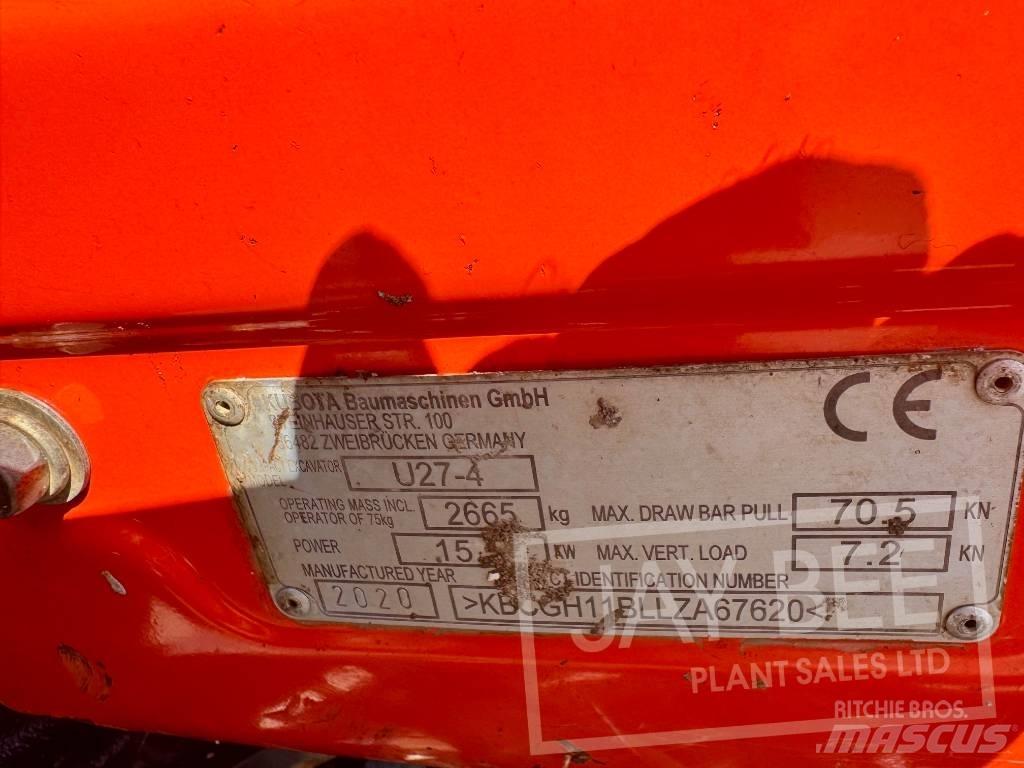 Kubota U 27-4 Mini Excavators <7t (Mini Diggers)