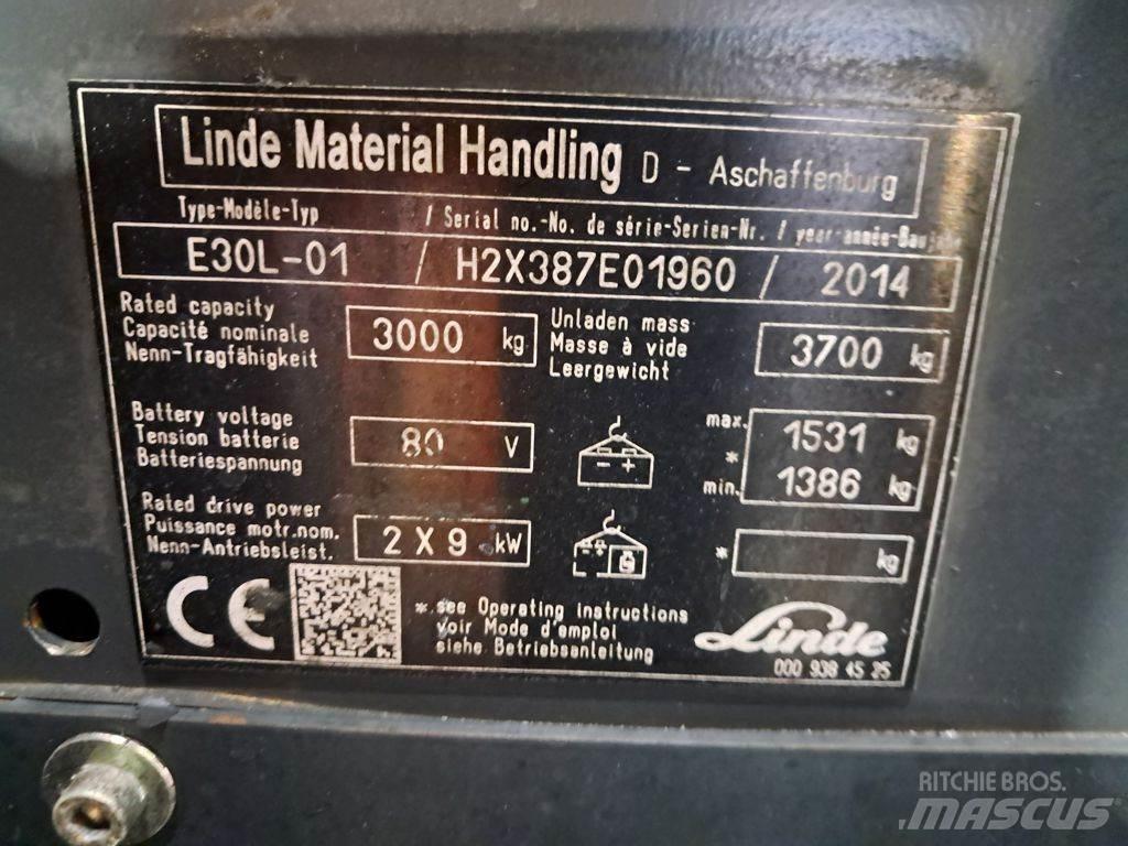 Linde E30L-01 Electric Forklifts