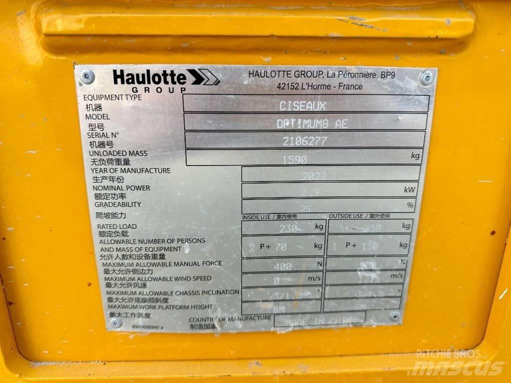 Haulotte OPTIMUM 8 Scissor Lifts