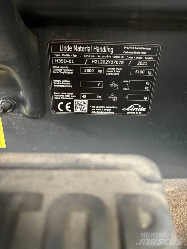 Linde H35D/1202 Diesel Forklifts