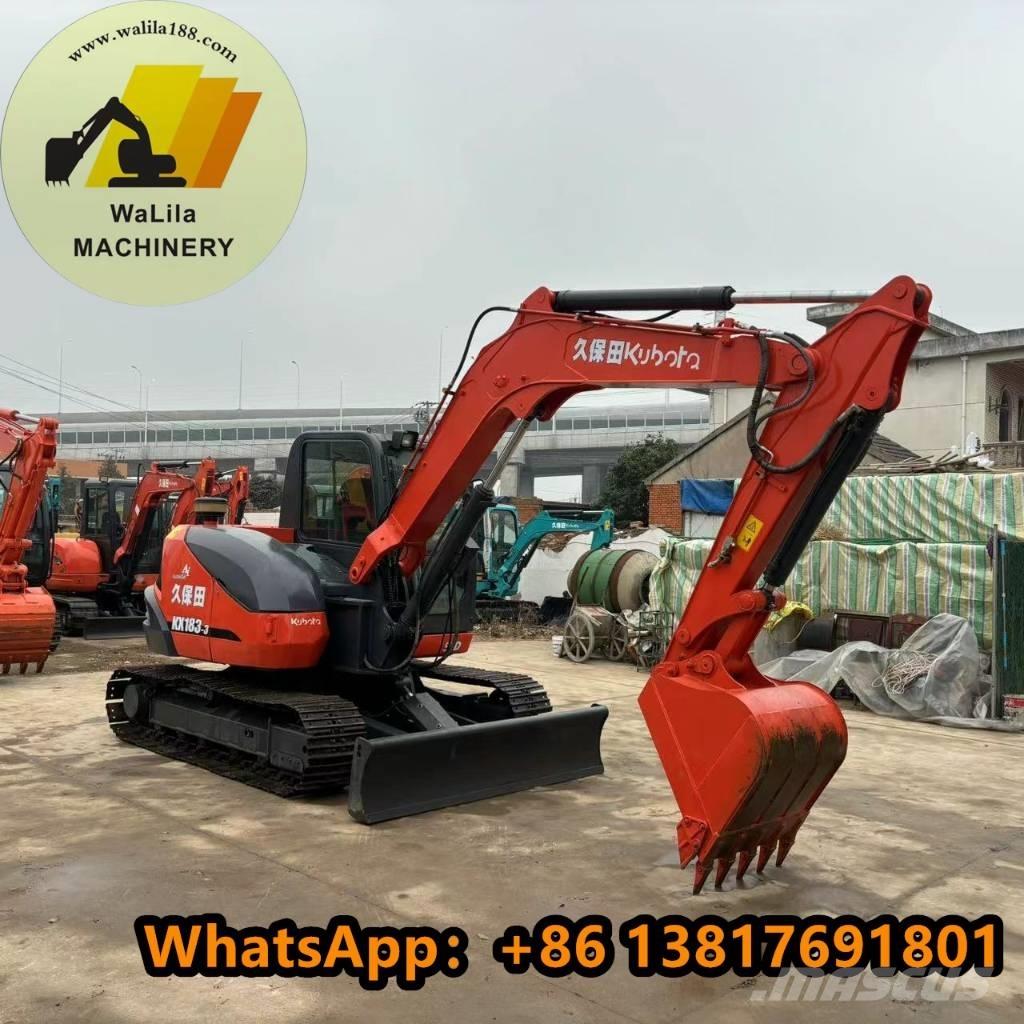 Kubota KX 183 Mini Excavators <7t (Mini Diggers)