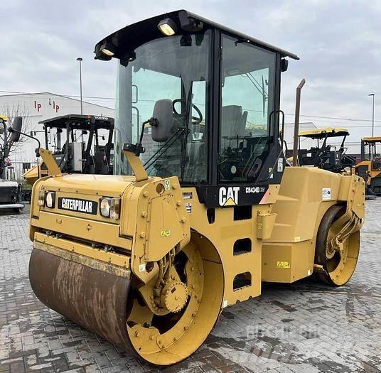 CAT CB 434D XW Twin drum rollers