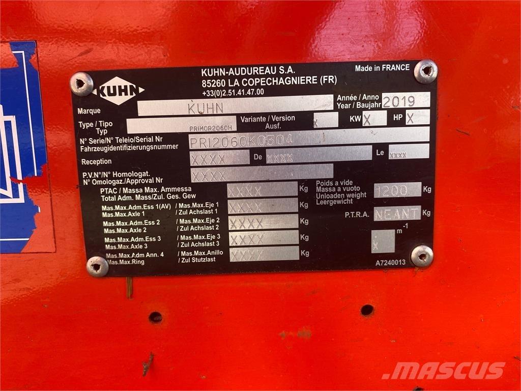 Kuhn Primor 2060H Shredders