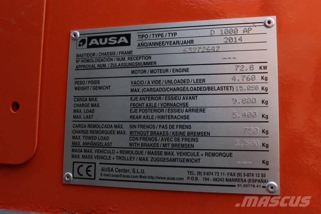 Ausa D 1000 AP Site Dumpers