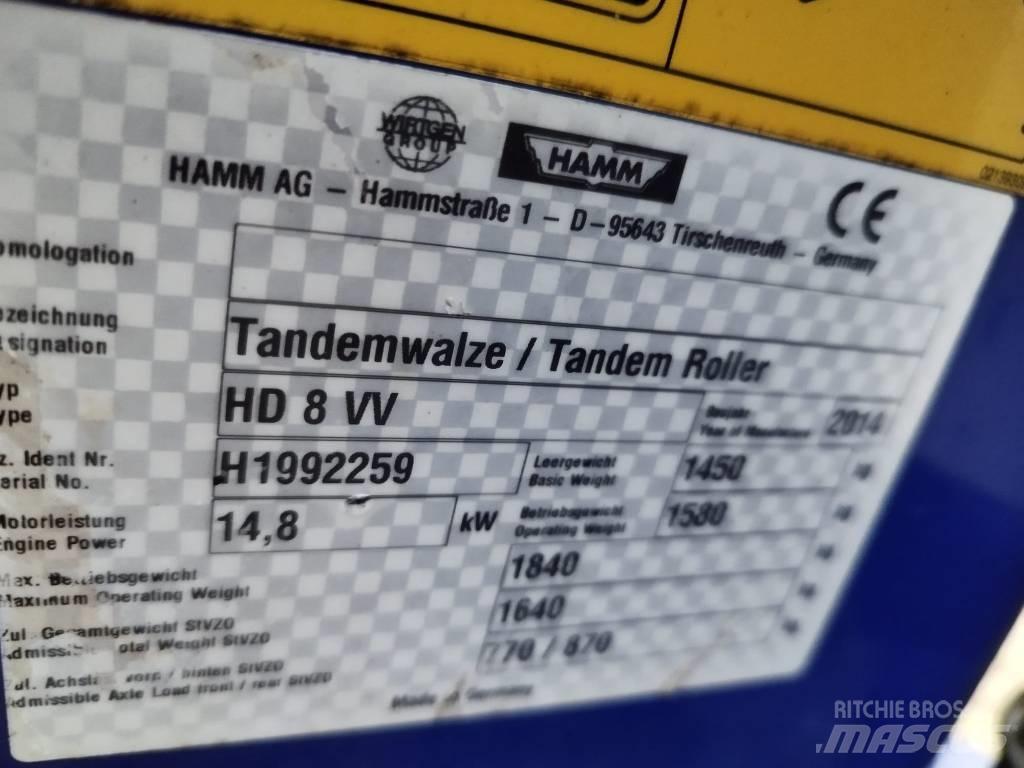 Hamm HD 8 VV Twin drum rollers