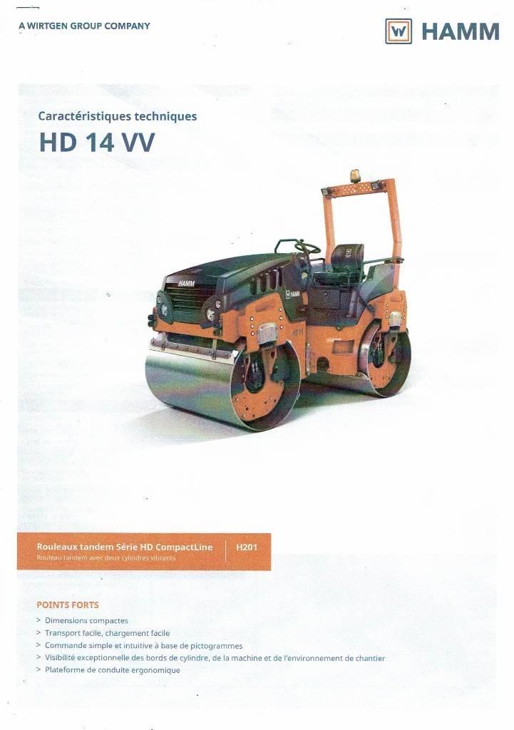 Hamm HD 14 VV Twin drum rollers