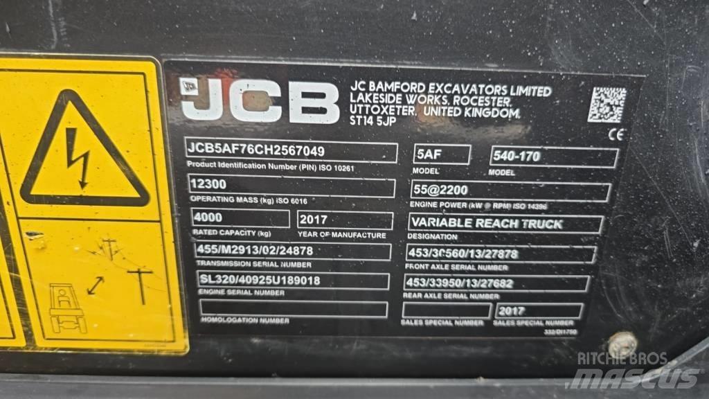 JCB 540-170 Telescopic Handlers