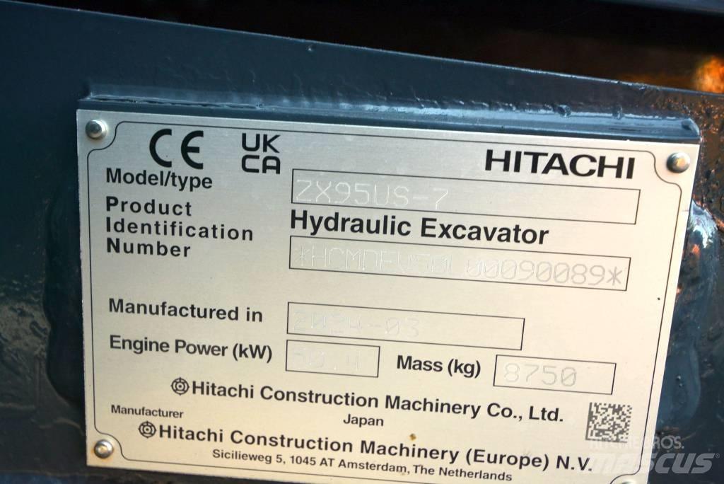 Hitachi ZX 95 US-7 Mini excavators  7t - 12t