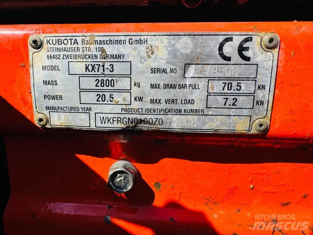 Kubota KX 71-3 Mini Excavators <7t (Mini Diggers)