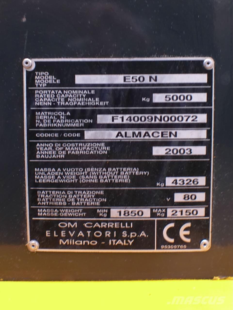OM E50N Electric Forklifts