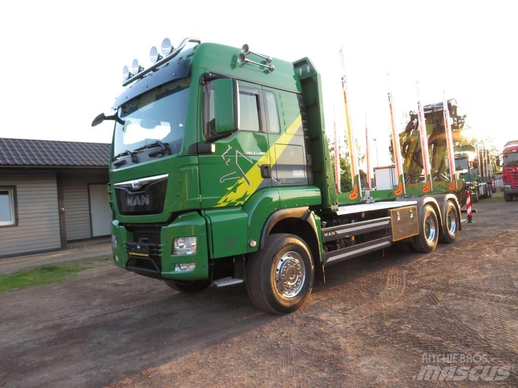 MAN 33.480 Log trucks