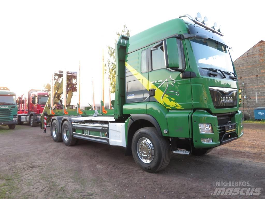 MAN 33.480 Log trucks