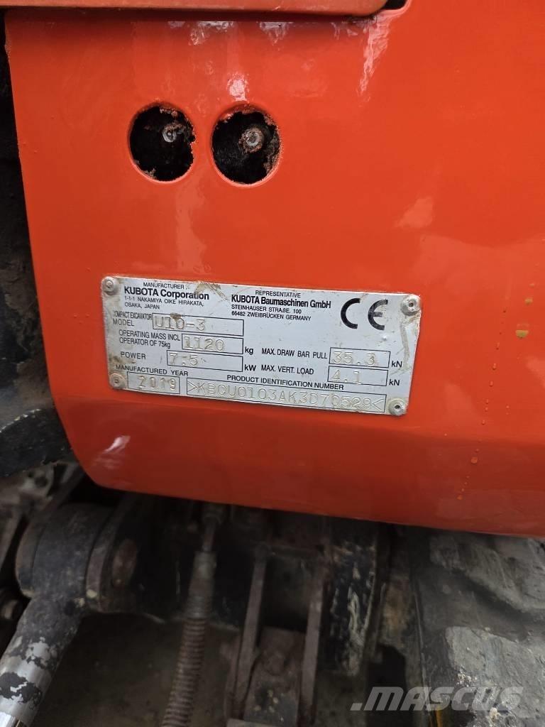 Kubota U 10-3 Mini Excavators <7t (Mini Diggers)