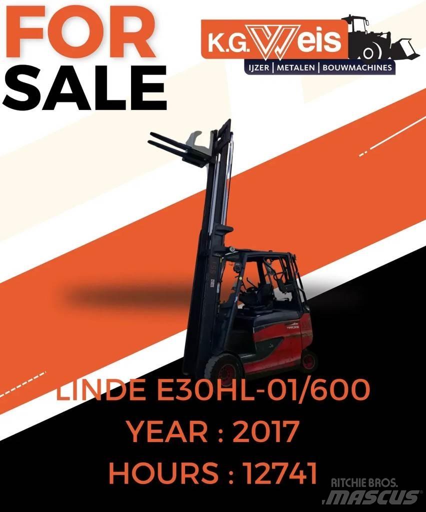 Linde E30HL01-600 Electric Forklifts