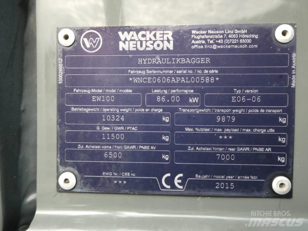 Wacker Neuson EW 100 Wheeled Excavators