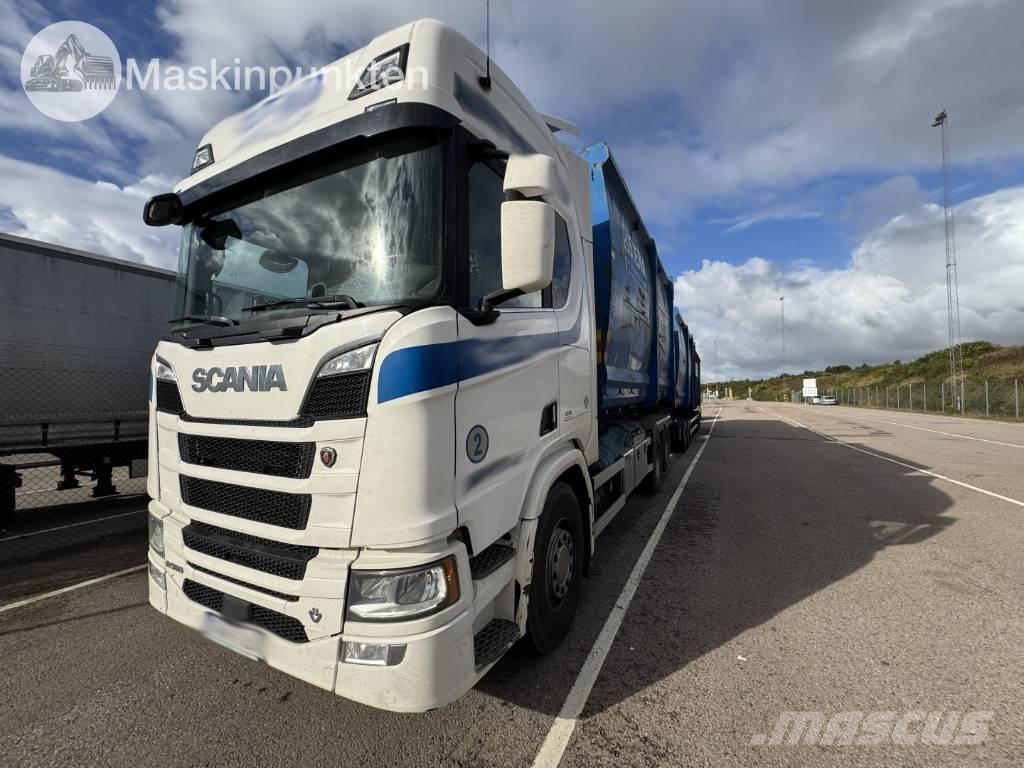 Scania R 580 EKIPAGE Hook lift trucks