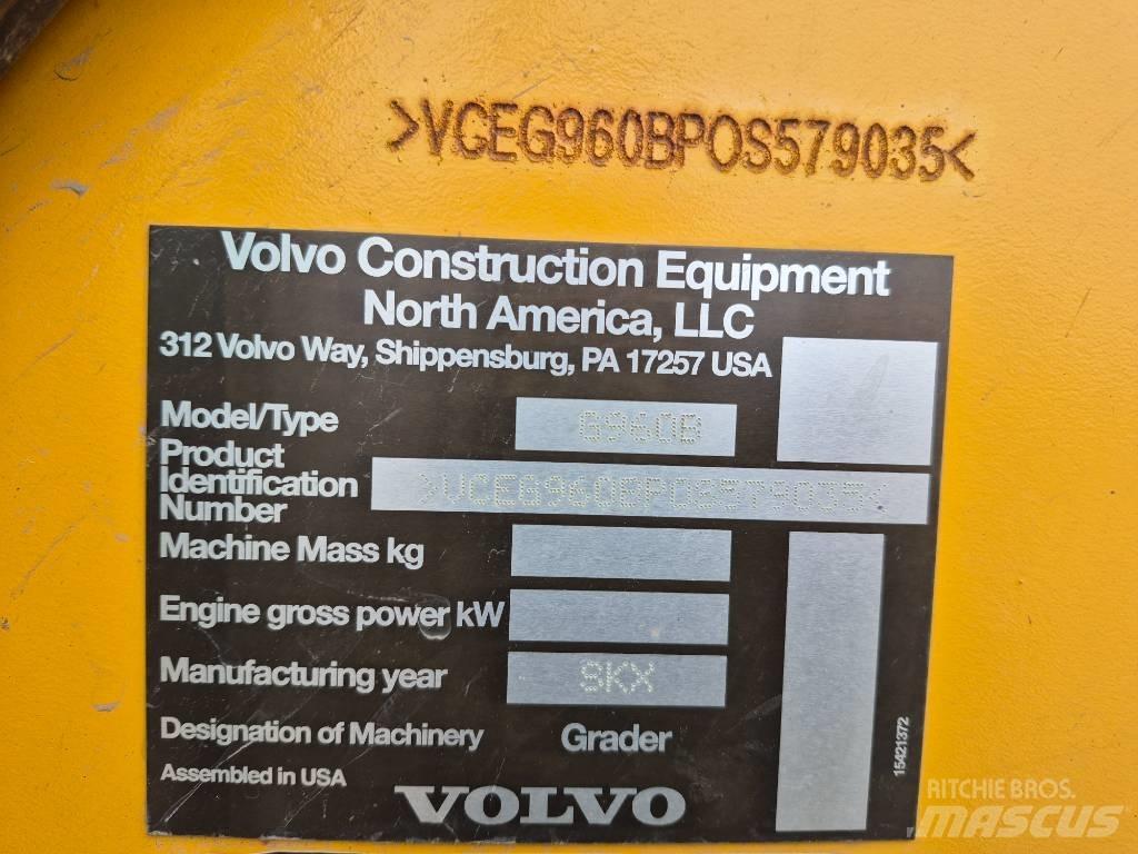 Volvo G 960B Motor Graders