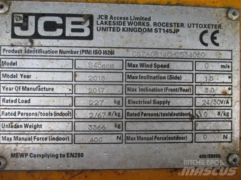 JCB S4550E Scissor Lifts