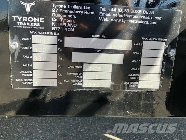 Tyrone 27 T Flatbed/Dropside semi-trailers