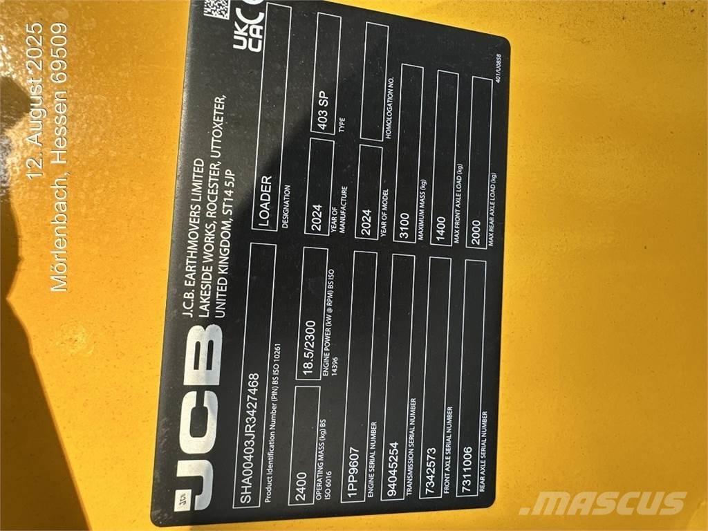 JCB 403 Wheel Loaders