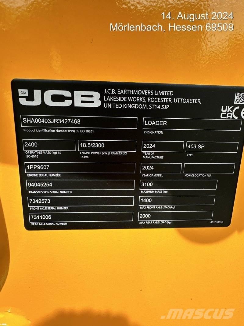 JCB 403 Wheel Loaders
