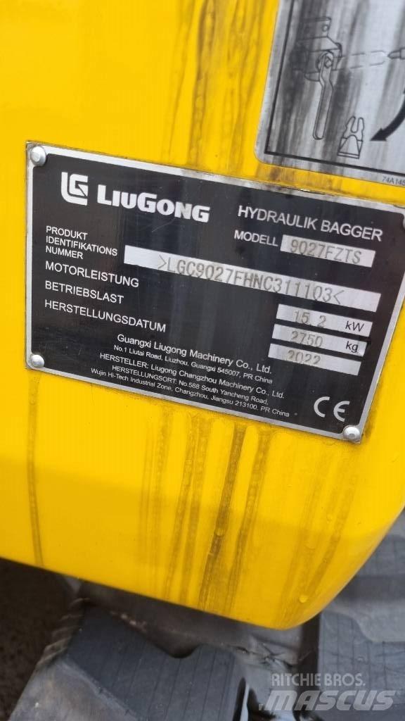 LiuGong 9027 F Mini Excavators <7t (Mini Diggers)