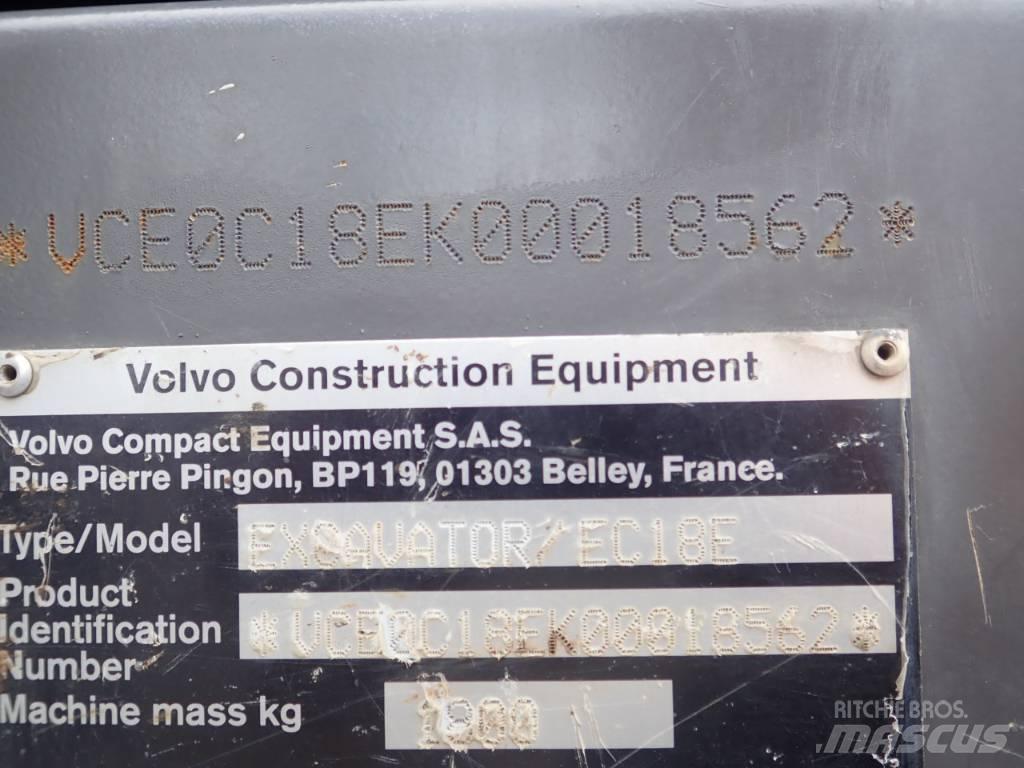 Volvo EC 18 E Mini Excavators <7t (Mini Diggers)