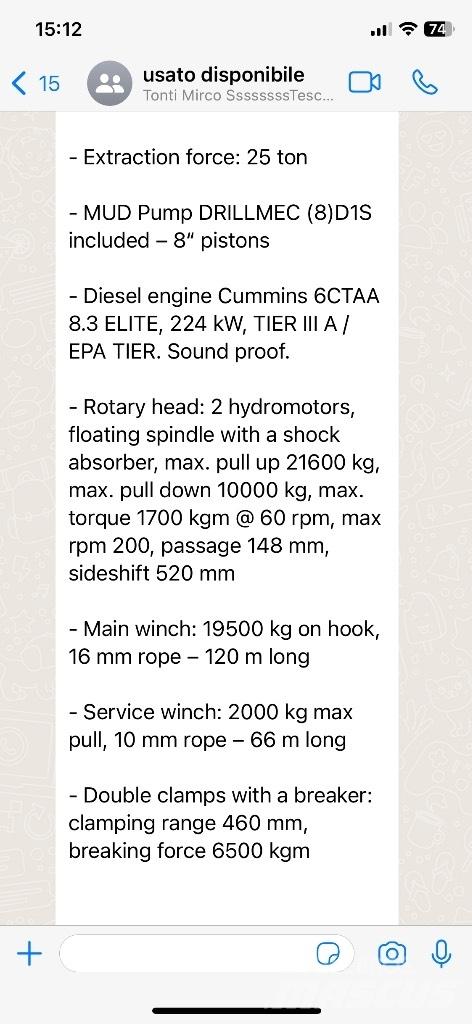  Soil mec G 25 Water Well Drilling Rigs