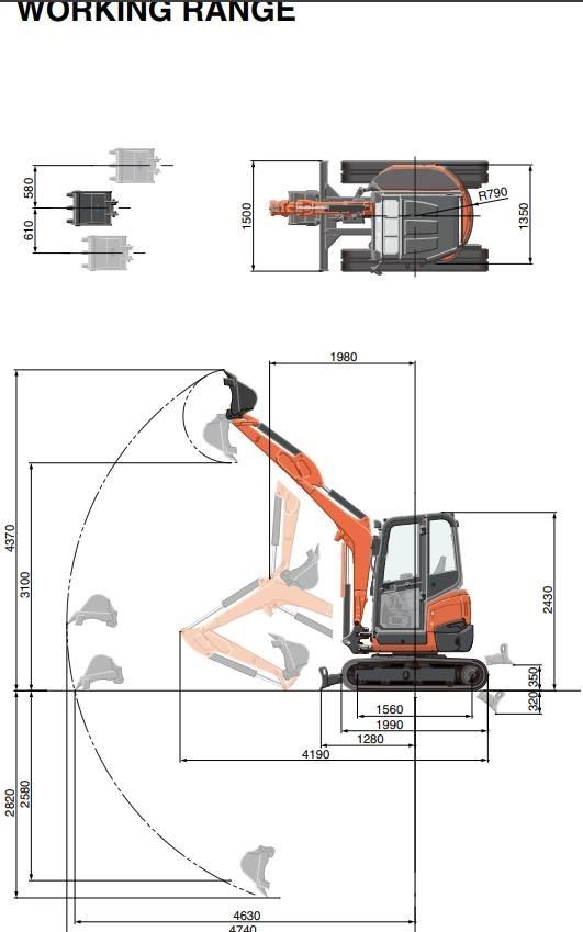 Kubota U 27-4 Mini Excavators <7t (Mini Diggers)