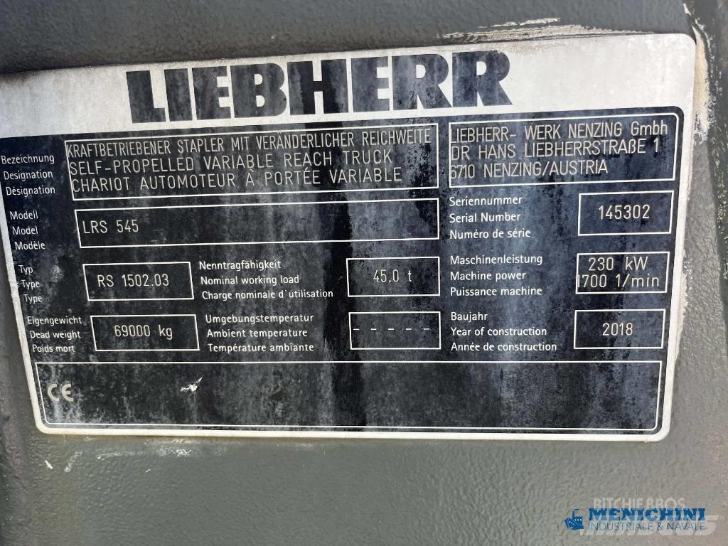 Liebherr LRS 545 Container Handlers