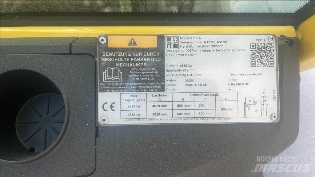 Hyster H 3.0 A Diesel Forklifts