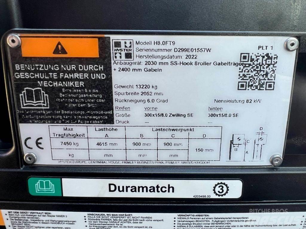 Hyster H 8.0 FT9 Diesel Forklifts