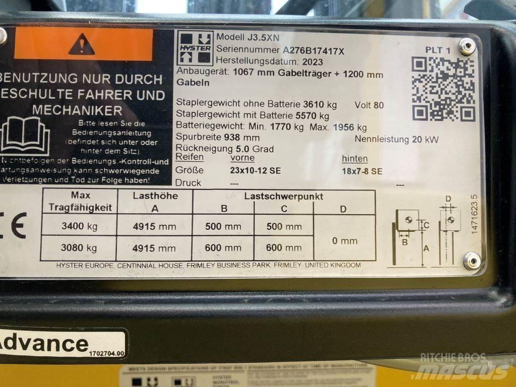Hyster J 3.5 XN Electric Forklifts