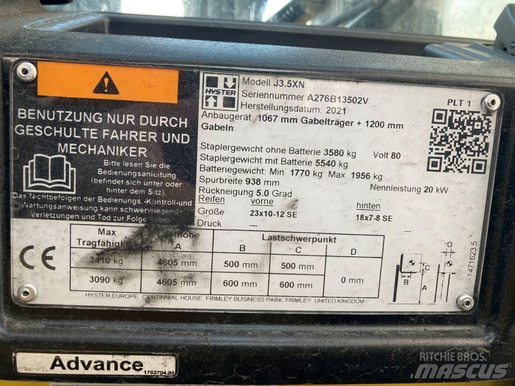 Hyster J 3.5 XN Electric Forklifts