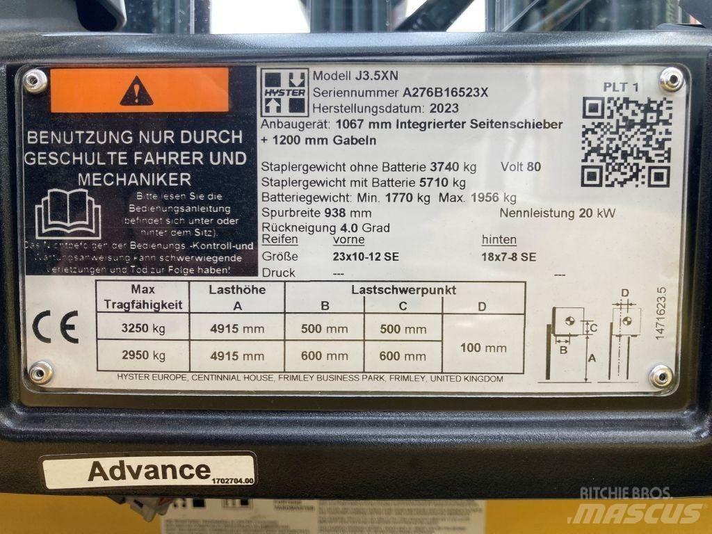 Hyster J 3.5 XN Electric Forklifts